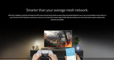 D-Link Eagle Pro AI AX3200 WiFi 6 Mesh Router | Wireless 6 | Expandable Mesh | High-Performance, Feature Rich, AI Enabled - Parental Controls