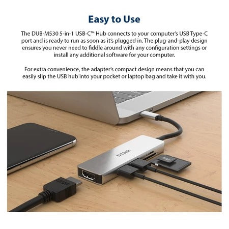 5-in-1 USB C Hub