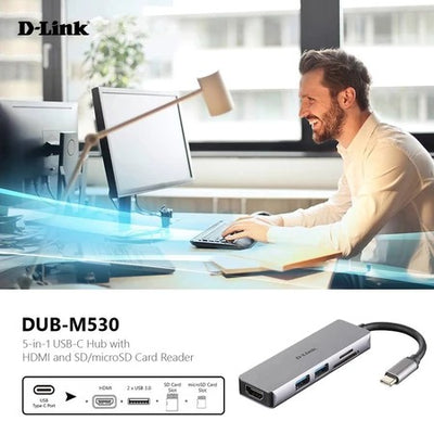 5-in-1 USB C Hub