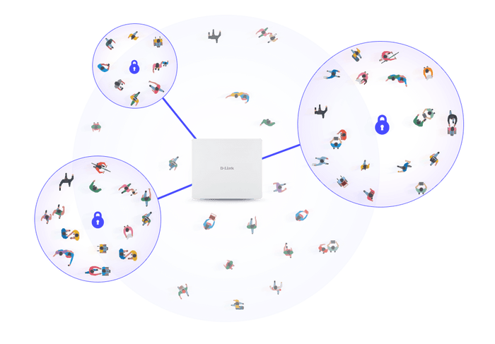 Connect entire crowds to a safer and faster internet.