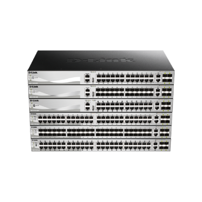54-port Gigabit Layer 3 Stackable Managed Switch with 6-port 10G Uplinks