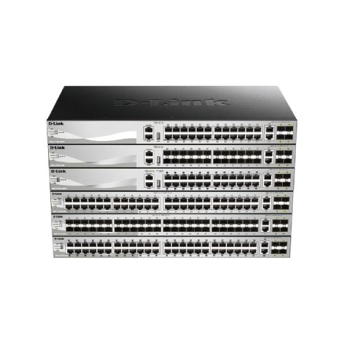54-port Gigabit Layer 3 Stackable Managed Switch with 6-port 10G Uplinks