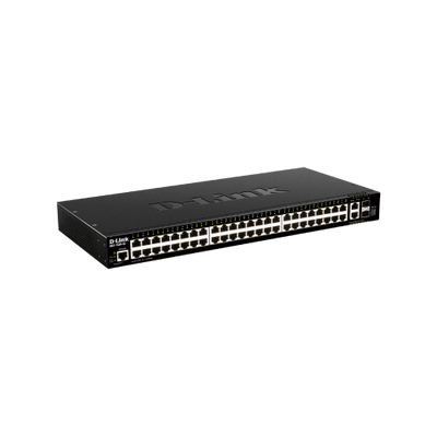 52-port Gigabit Layer 3 Stackable Smart Managed Switch with 4-port 10G Uplinks