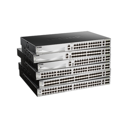 54-port Gigabit Layer 3 Stackable Managed Switch with 6-port 10G Uplinks