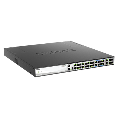 30-Port Layer 3 Stackable Multi-Gigabit Managed PoE Switch