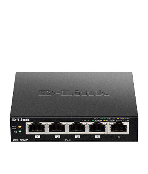 5-Port Gigabit Metal Desktop Switch with 4 PoE Ports Singapore